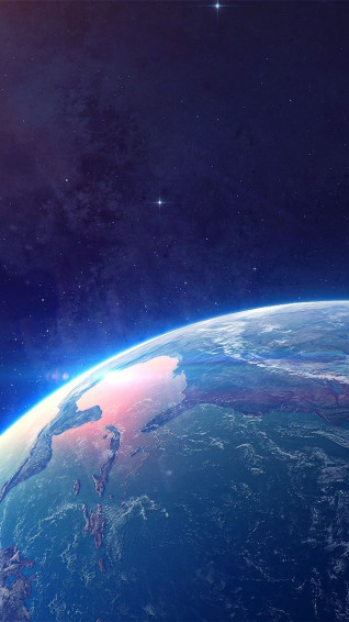 Planet Earth From Space iPhone Wallpaper