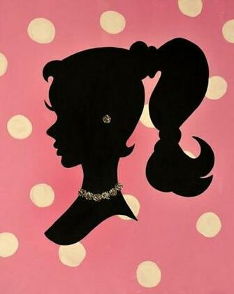 Girly Barbie Silhouette Phone Lock Screen Wallpaper Wanna Do Something