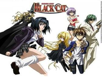 Top Cartoon Wallpaper Black Cat Anime