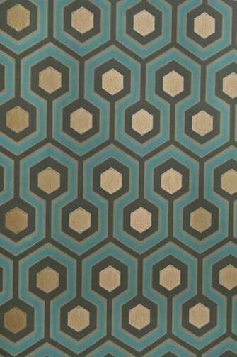 Hicks Hexagon Wallpaper Modern By Fabrics Papers