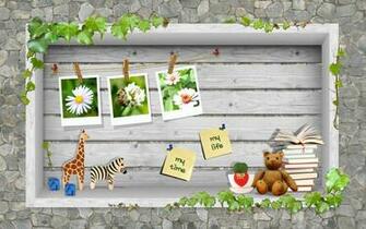 3d Digital Spring HD Wallpaper Desktop Background Green