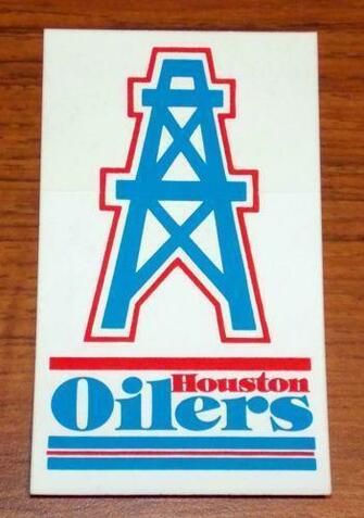 Houston Oilers Decals