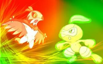Hawlucha And Nuzleaf Custom Wallpaper By Bad To The B0ne