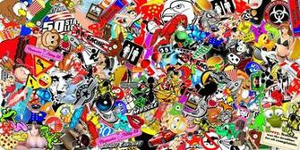 Stickerbomb