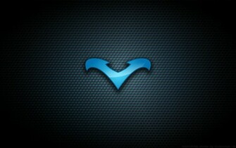 Wallpaper Nightwing Blue Logo By Kalangozilla