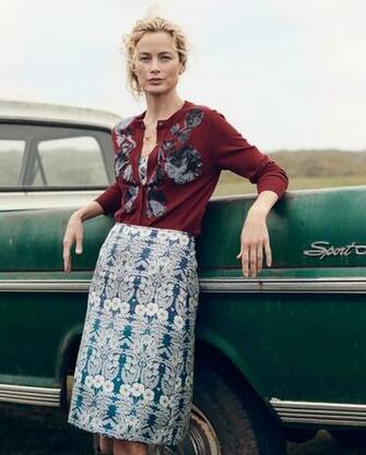 J Crew Anemone Abigail Borg Wallpaper Fabrics Illustration