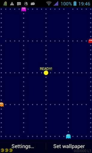 Bigger Pacman Live Wallpaper Game For Android Screenshot