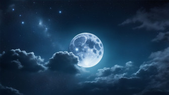 Galaxy Moon Wallpaper Desktop