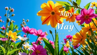 May Calendar Wallpaper