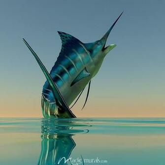 Marlin Sport Fish Wallpaper Wall Mural By Magic Murals
