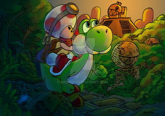 Captain Toad And The Temple Of King Chain Chomp By Mrbfox On