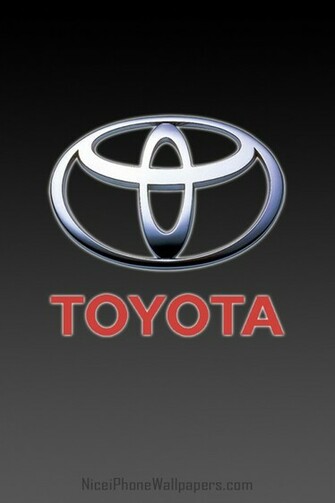 Toyota HD Logo Black iPhone 4s Wallpaper And Background