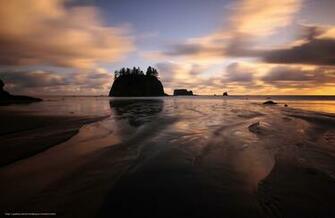 Wallpaper Sunset Beach Near La Push Washington