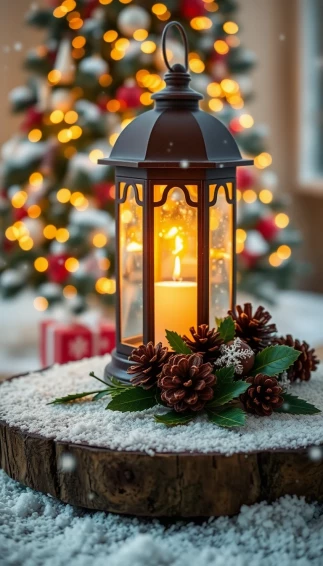 Christmas Lantern Wallpaper