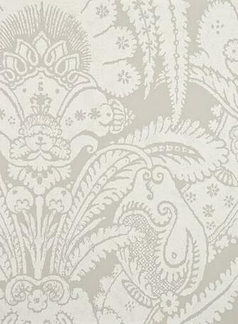 Grey And White Damask Wallpaper Chatterton