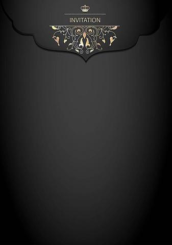 Vector Black Card Background Texture Atmospheric Continental