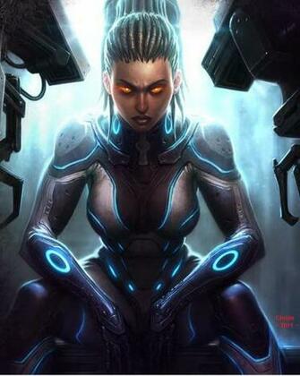 Sarah Kerrigan In Ghost Suit By Deviascritizizer