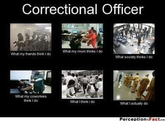 Correctional Officer What People Think I Do Really