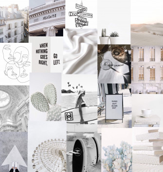 Designer Aesthetic Wallpaper Black And White
