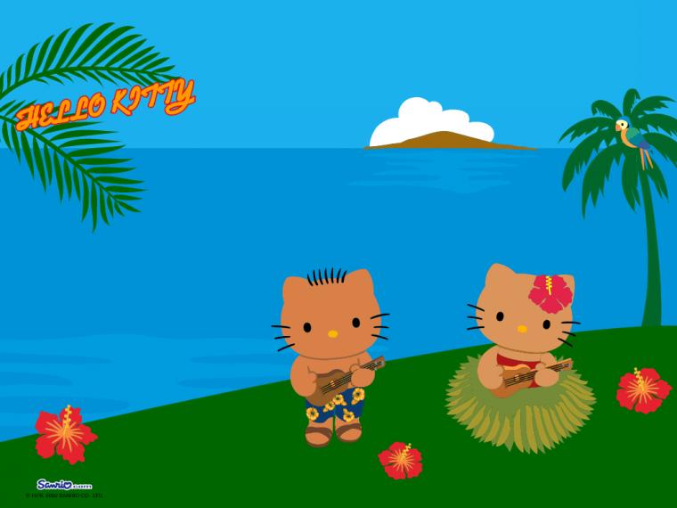 Hello Kitty Wallpaper To Celebrate Middle Summer