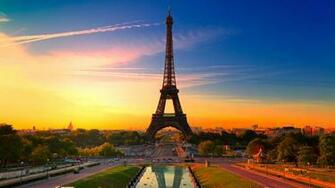 Eiffel Tower Paris France 4k 8k Langpair