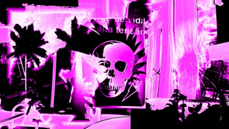 Pink Skull And Random Stuff By Light Rock