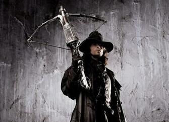 Crossbow Hair Hugh Jackman Van Helsing Raincoat Fantasy