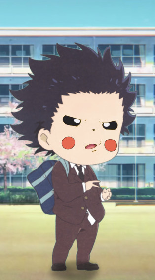 I Make Funny Wallpaper And Found This Chibi Of Shoya So