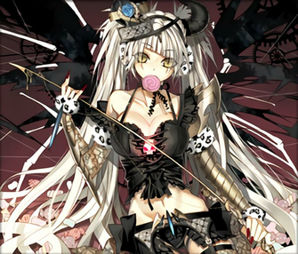 Original Characters Anime Gothic Horns Girls