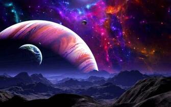 Background Of Outer Space On The