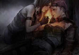Caitlyn Vi Fan Art League Of Legends Wallpaper