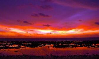 Sunset Island Wallpaper