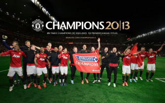 Manchester United Champion Wallpaper Men S Black