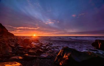 Wallpaper The Sky Sun Sunset New Zealand South Island