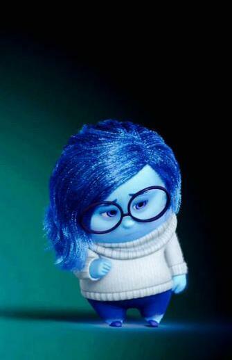 Disney Inside Out iPhone Wallpaper Pixar Sadness