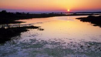 Sunset Background Desktop Wallpaper Maryland Assateague