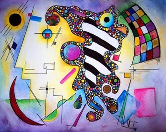 Kandinsky Wallpaper Watercolor Tribute