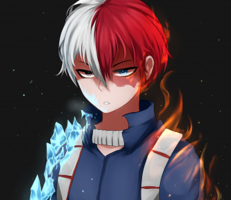Shoto Todoroki Anime My Hero Academia HD Wallpaper By