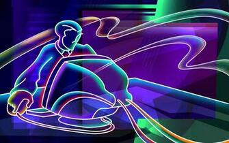 Neon Wallpaper 3d Colorful