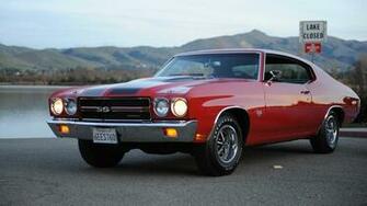 Wallpaper Chevrolet Chevelle Ss Red