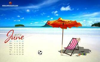 June Calendar Wallpaper Summer HD