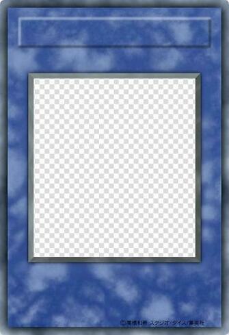 Jp Ygo Series Devamped Blanks Blue Yu Gi Oh Card Transparent