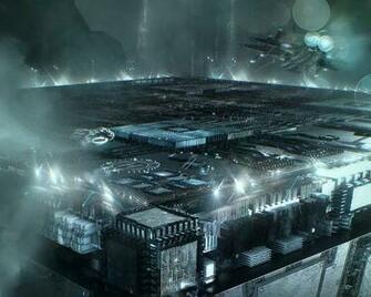 Wallpaper Spaceship Sci Fi Microsystems