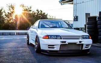 Wallpaper Nissan Gtr R32 Skyline White