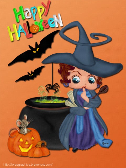 Betty Boop Pictures Archive Halloween Animations By Hilda
