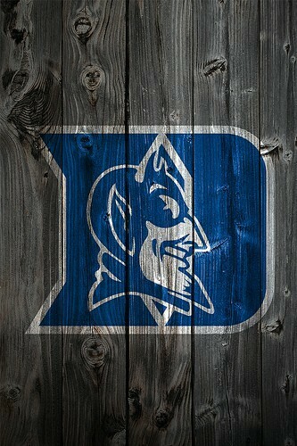 Duke Blue Devils Wallpaper Wood iPhone