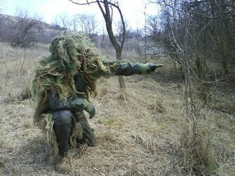 Marine Sniper Ghillie Wallpaper