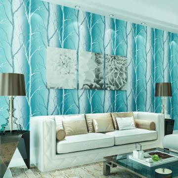 Beibehang 3d Wallpaper Solid Birch Wood Characteristic