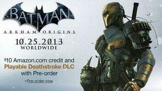 Batman Arkham Origins Deathstroke Playable As Pre Order Incentive
