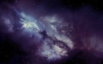 Deep Purple Space Cool Wallpaper